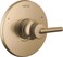 DELTA Delta Faucet Trinsic 14 Series SingleFunction Gold Shower Valve Trim Kit Shower Handle Delta Shower Trim Kit Champagne Bronze T14059CZ Valve Not Included