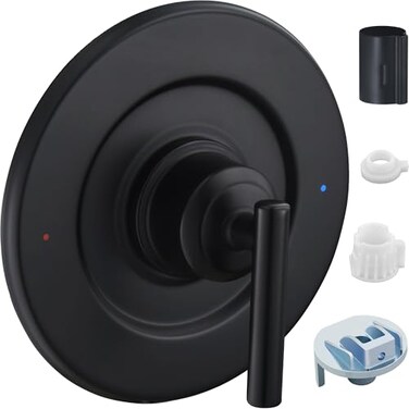 Tearel Replacement for Moen T2901BL Gibson PosiTemp Valve Trim Kit Matte Black