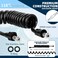 Fat-Cattie FatCattie PU Flexible Telescopic Bidet Spring Hose Gray 118