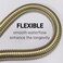 HOMYEP Gold Shower Hose Flexible Stainless Steel Handheld Shower Head Attachment Hose 59 Inch Brushed Gold