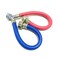 PEVEPEXE Hot Cold Washer Hose Rubber Y Mixer Plumbing Connector Burst Proof Water Line Hoses For All Washing Machine and Dryer 34 Fittings 1 FT Length