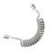 Joyzan Shower Hose ABS Spring Flexible Telescopic Water Plumbing Toilet Handheld Bidet Sprayer Replacement Tube Spiral Anti Twist Stretchable Bathroom Kitchen Sink Pressurized Saving Attachment