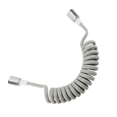 Joyzan Shower Hose ABS Spring Flexible Telescopic Water Plumbing Toilet Handheld Bidet Sprayer Replacement Tube Spiral Anti Twist Stretchable Bathroom Kitchen Sink Pressurized Saving Attachment