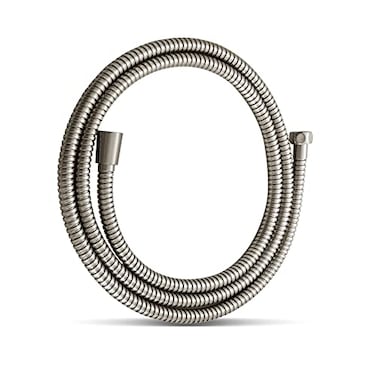 OFFO Shower Hose Brushed Nickel Kink Free Stainless Steel Shower Hose Attachment Electroplating Handheld Shower Head Hose Flex Hoses Extension with Brass Insert Nut for Pet Bathing Cleaning 80Inch