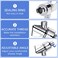 RAIHOMKIT Shower Hose with Arm Bracket 69 inch Stainless Steel Showers Hose Replacement Adjustable Handheld Showers Arm Holder Flexible Shower Head Hoses and Holder with Brass Ball Chrome