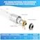 Rivix Extra Long Replacement Shower Hose Extension Handheld Shower Head Hose 118 Inches Flexible and Durable with Brass Insert and Nut rv shower head with hose
