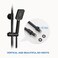 RUMOSE 69 inches Shower Hose Shower Head Extension Hose Extra Long Stainless Steel Shower Tube Attachment Flexible Handheld Shower Sprayer Hose Matte Black