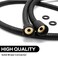 ABTIABGY Shower Hose 79 inches Extra Long Stainless Steel Matte Black Handheld Shower Head Hose with Brass G12 Universal Insert Nut Flexible and Durable Shower Hose Extension Replacement