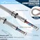 Fat-Cattie Shower Hose Extra Long 118 Inches 304 Stainless Steel Handheld Shower Head Hosetandard G1208 or 20mmConnectorChrome