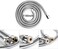 Fat-Cattie Shower Hose Extra Long 118 Inches 304 Stainless Steel Handheld Shower Head Hosetandard G1208 or 20mmConnectorChrome