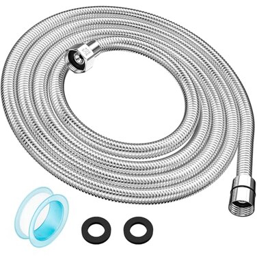 TEELLA 118 Shower Hose Extra Long 304 Stainless Steel Handheld Shower Head Hose ExtensionReplacement Flexible Durable G12 Universal Insert Nut