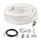 ICOOL 25 Ft Mini Split Line Set 14 12 OD 38 PE Thickened Insulated Coil Copper Pipes for Air Conditioner HVAC Refrigeration and Heating Equipment with Fittings