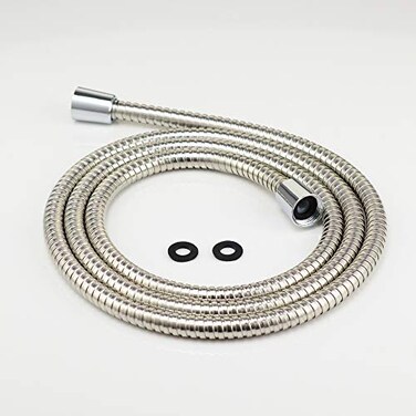Purelux Shower Hose 80 Inches Universal Handheld Showerhead Hose Made of Stainless Steel Polished Chrome Finish