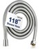 OIETON Shower Hose Extra Long 118 Inches Flexible Stainless Steel Handheld Replacement Shower Hose with Brass Insert and Nut