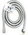 OIETON 79 Inch Shower Hose Flexible Stainless Steel Handheld Replacement Shower Hose with Brass Insert and Nut