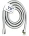 OIETON 79 Inch Shower Hose Flexible Stainless Steel Handheld Replacement Shower Hose with Brass Insert and Nut