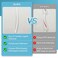 ANNISITE 78 Cord Hider Wall Self Adhesive Silicone Cord Covers for Wires On Wall Cord Hider for Wall Mount TV Flexible Cable Cover Raceway Kit for 1 Wire White 059 W x 039 H