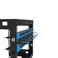 JINGCHENGMEI Jingchengmei 19Inch 1U Metal Horizontal Rackmount Cable Manager with 5 DRings 1UCM5R440 Black