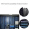 Lancher 2Pack 19 Inch 1U Cable Management Horizontal Cable Rack Mount Manager with mounting Screws for Service Rack Cabinet 24 Slot with Cover
