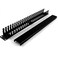 Lancher 2Pack 19 Inch 1U Cable Management Horizontal Cable Rack Mount Manager with mounting Screws for Service Rack Cabinet 24 Slot with Cover