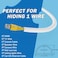 UOMTFAI Wall Cord Hider 196 Inch SelfAdhesive Wire Cover Raceway for Walls Flexible PVC Cable Concealer for Home and Office W059 H039in White