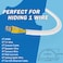 UOMTFAI Wall Cord Hider 196 Inch SelfAdhesive Wire Cover Raceway for Walls Flexible PVC Cable Concealer for Home and Office W059 H039in White