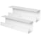 VIVO 2 Pack Under Desk 17 inch Cable Management Tray Cord Organizer Home Office Desk Accessories White DESKAC062CW