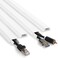 YCLYC 66in White Wire Covers for Cords Kit Wall Cord Hider Cord Covers for Wires on Wall TV Cable Hider Kit Easy to Install Cable Management 4XL165 W086 H043in