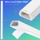 YCLYC 66in White Wire Covers for Cords Kit Wall Cord Hider Cord Covers for Wires on Wall TV Cable Hider Kit Easy to Install Cable Management 4XL165 W086 H043in