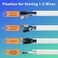 YCLYC 66in White Wire Covers for Cords Kit Wall Cord Hider Cord Covers for Wires on Wall TV Cable Hider Kit Easy to Install Cable Management 4XL165 W086 H043in