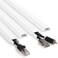 YCLYC 66in White Wire Covers for Cords Kit Wall Cord Hider Cord Covers for Wires on Wall TV Cable Hider Kit Easy to Install Cable Management 4XL165 W086 H043in