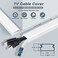 YCLYC Cable Cover 628in Paintable Cord Cover Kit Hide Cords for TV Cord Concealer Cable Channel 4xL157in W098in H05in