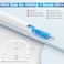 Yecaye 128in Mini Cord Hider for 1 Mini Wire OnWall Cord Cover Channel Tape Wire Concealer Cable Cover Cable Management for Home Office W05in H031in White