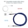 Aibole 100Ft12inch PET Expandable Braided Wire SleevingWire Loom Cable Sleeve for TVComputerHome TheaterAutomotiveHome IndustrialElectrical WiresChemicalProtect Cat from Chewing CordsBlackBlue