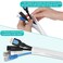 ZhiYo 20ft 45 inch White Cable Sleeve Cable Organizer for Desk PC TV Computer Wire Protector Cable Wrap Cover Cord Management for Home Office