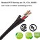 Braided 25ft 14 12 Inch Cable Management Sleeve ProtectorWire Loom PET Expandable Wire Sleeving for Office TV Computer Home Theater Engine Bay Cord OrganizerProtect Cables from Pet Cat Dog ChewingBlac
