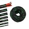 CBAZY 30ft PET Expandable Sleeving Wire Cable Sleeve 25 GreenBlack
