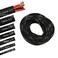 CBAZY 30ft PET Expandable Sleeving Wire Cable Sleeve 25 SilverBlack