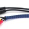 Corner Cabin BlackBlue PET Expandable Sleeving Cord Protector Wire Loom Tubing Cable Sleeve for USB Charger Cable Power Cord Audio Video Cable Can Protect Cat Dog from Chewing Cords