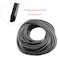 DGZZI Spiral Cable Wrap 6mm 15m Black Spiral Wrap Cable Binding Tidy Leads for TV PC Home Cinema CCTV Wires