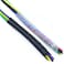 DGZZI Spiral Cable Wrap 6mm 15m Black Spiral Wrap Cable Binding Tidy Leads for TV PC Home Cinema CCTV Wires