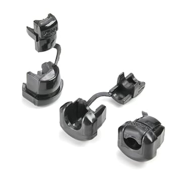 Fielect Round Cable Wire Strain Relief Bush Grommet Round Strain Relief Bushing Electric Cable Protection Cord Buckle 6N4 40 Pcs
