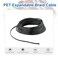 Heyiarbeit 10m328ft PET Expandable Braid Cable Sleeving Flexible Wire Mesh Sleeve Black 4mm