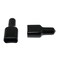 RLECS 15pcs 8x15x40mm PVC Flame Retardant Cover Rubber Sleeve Compatible with 2Position Anderson Powerpole Connectors Black