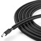 YCLYC Split Wire Loom 14 Inch 66FT Wire Protector Tubing for Cords Black Flexible Wire Conduit Cover Cord Protectors from Pets No Chew Electric Wire Cover