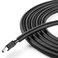 YCLYC Split Wire Loom 14 Inch 66FT Wire Protector Tubing for Cords Black Flexible Wire Conduit Cover Cord Protectors from Pets No Chew Electric Wire Cover