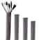 StangH Cable Management Sleeve Organizer 19 Inch Home and Office Zipup Cable Sleeve Wire Organizer Flexible Cord Concealer Wrap Electrical Cord Covers for TVComputerDesk 4 Pieces Grey