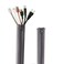 StangH Flexible Cable Management Sleeve with Zipper Extendable Cord Organizer System Wrap Wire Cable Cover Sleeve Holder Keep Home Office Clean Safe Protector for TV Grey 39 Inches 2 Pcs