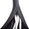 ZhiYo 20ft 45 inch Cable Sleeve Cord Wrap Wire Protector Tubing for Pets PC Cable Wrap Computer Cable Management Sleeve Black