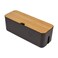 Sourcemall Cable Management Box Power Stripe OrganizerCord Organizer Box Hide and Conceal Power Strips and Electrical Cords from TVs Computers and Desks Keep Pets Safe